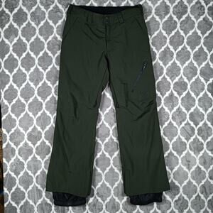 Burton [ak] GORE-TEX Snow Pants Mens Small Green Ski Snowboard Shell Waterproof